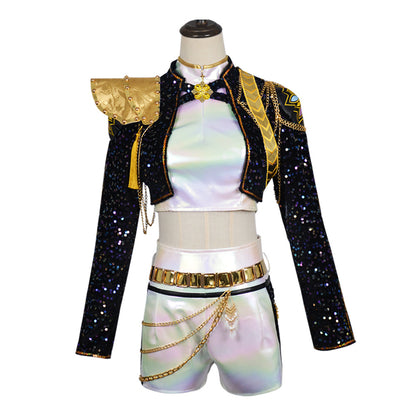 Golden Stage Inspired Deluxe Rumi Costume, Child - Demon Hunters