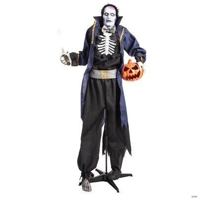 Light-Up Standing Pop-Up Pirate with Sound Halloween Decoration 5 Ft. 4"
