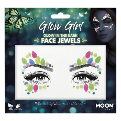Moon Glow Face Jewels, Glow Girl