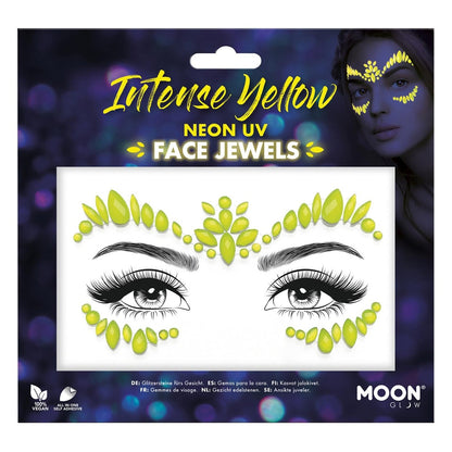 Moon Glow Face Jewels, Intense Yellow
