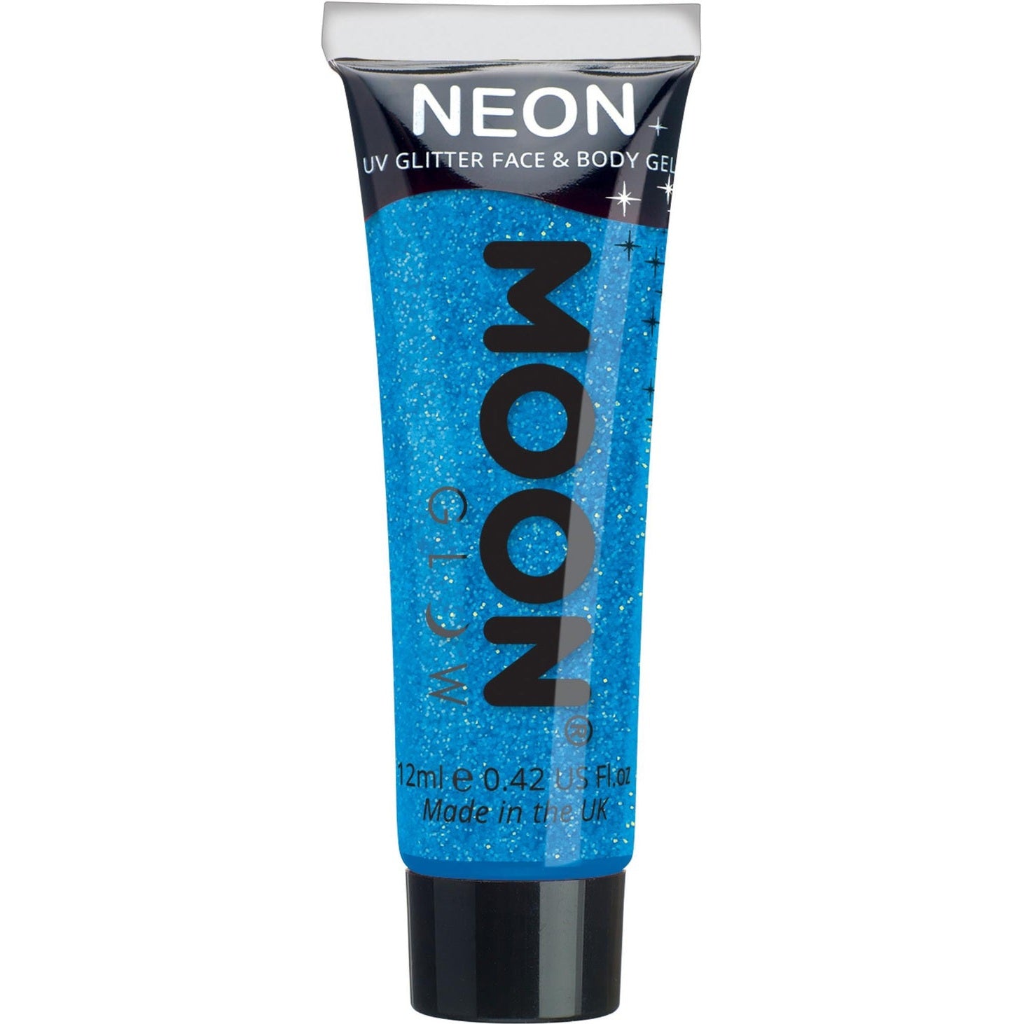 Moon Glow Neon Uv Fine Glitter Gel, Blue