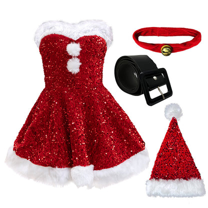 Christmas Santa Womens Costume