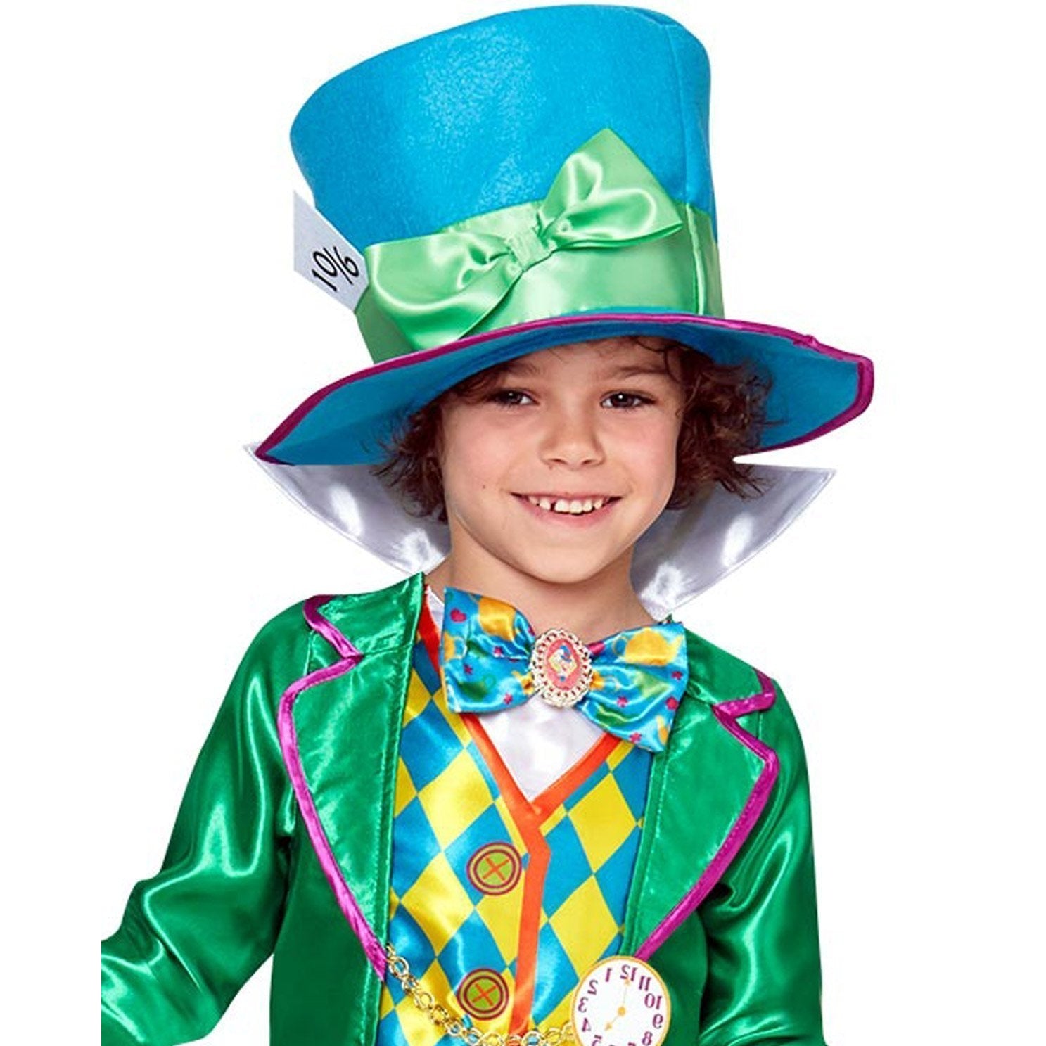 Mad Hatter Boys Deluxe Costume Size 3 5.