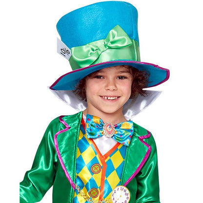 Mad Hatter Boys Deluxe Costume Size 6-8.
