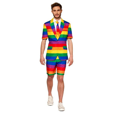 Summer Rainbow Suit Costume Mens