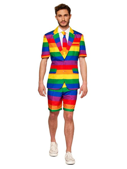 Summer Rainbow Suit Costume Mens
