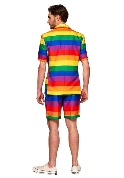 Summer Rainbow Suit Costume Mens