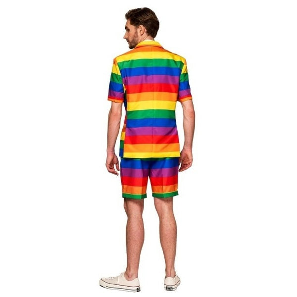 Summer Rainbow Suit Costume Mens