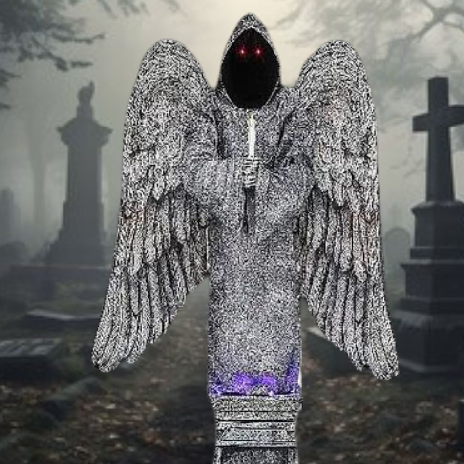 96" Cemetery Angel Animated Prop