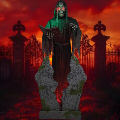 Life-sized 84 Soul Stealer Animated Prop with realistic features and haunting eyes