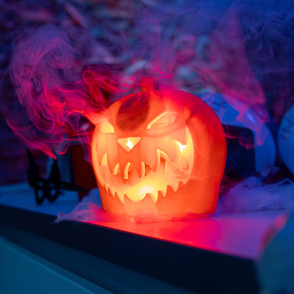 Halloween Pack – Compact LED Smoke Machine 550W and Pumpkin Cover
