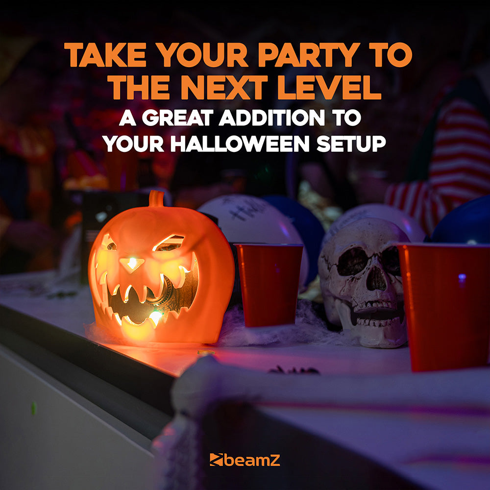 Halloween Pack – Compact LED Smoke Machine 550W and Pumpkin Cover