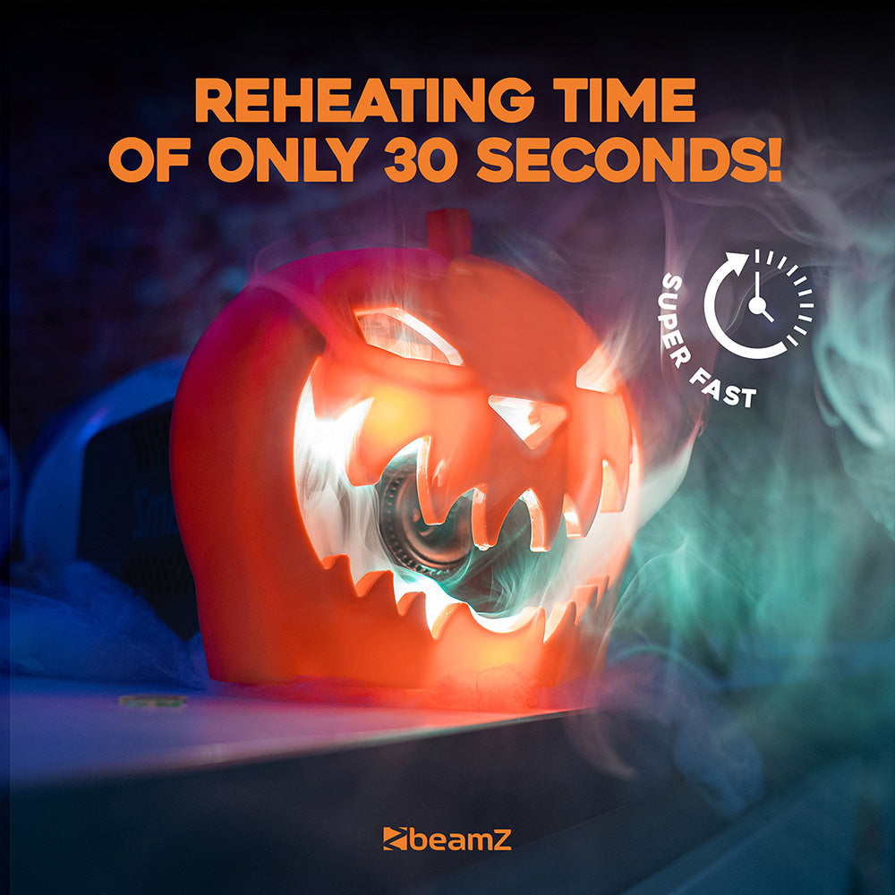 Halloween Pack – Compact LED Smoke Machine 550W and Pumpkin Cover