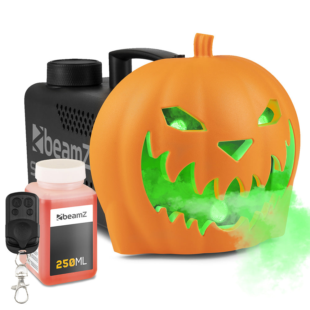Halloween Pack – Compact LED Smoke Machine 550W and Pumpkin Cover
