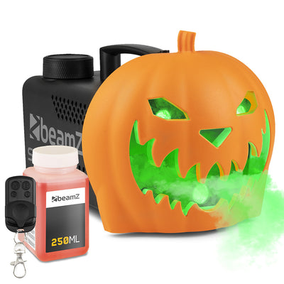 Halloween Pack – Compact LED Smoke Machine 550W and Pumpkin Cover