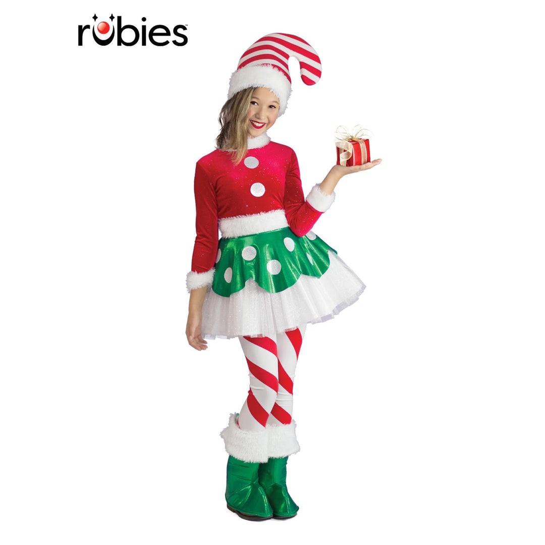 Candy Cane Elf Princess Costume, Child