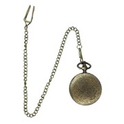 Vintage Gold Metal Costume Pocket Watch