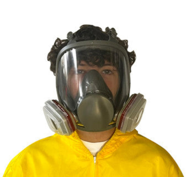 Hazmat Suit Costume with Gas Mask