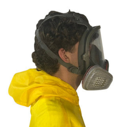 Hazmat Suit Costume with Gas Mask