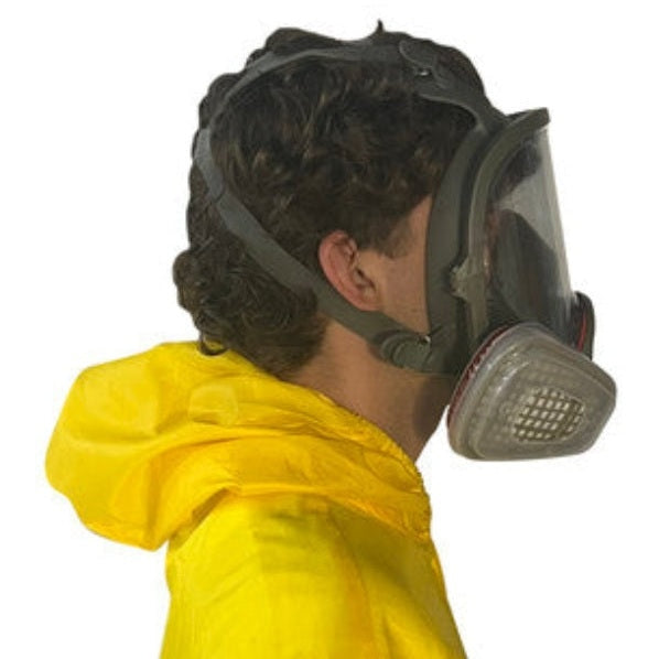 Hazmat Suit Costume with Gas Mask