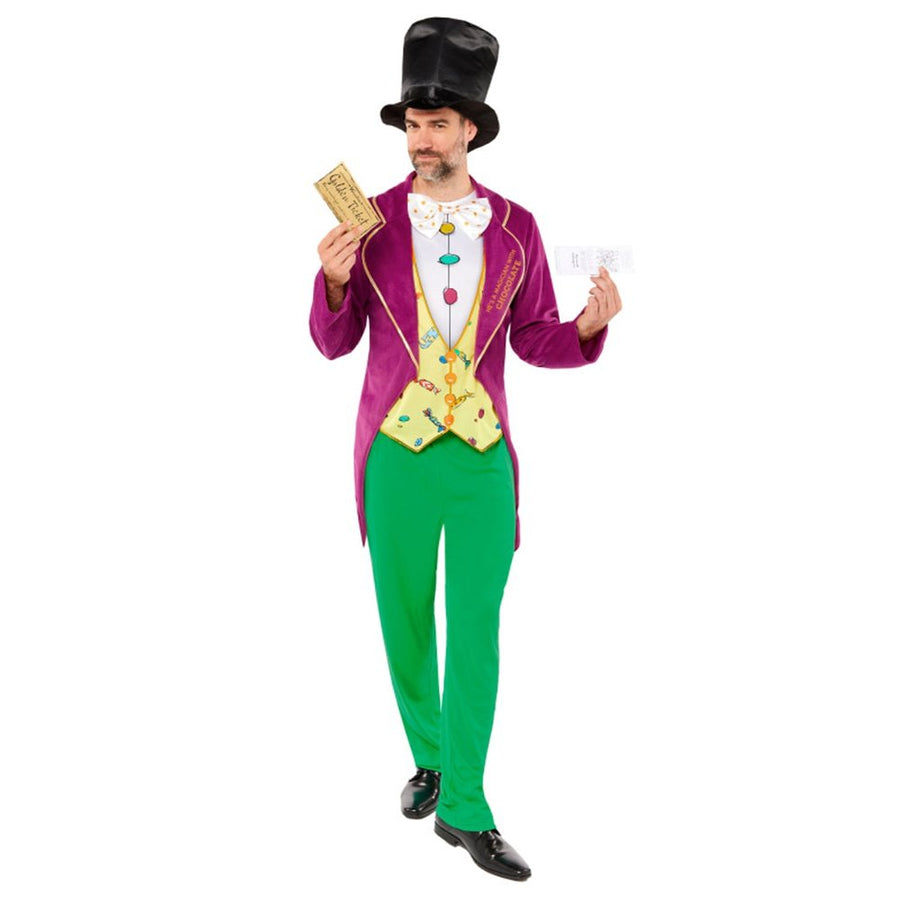 Charlie and The Chocolate Factory Willy Wonka Mens Costume.