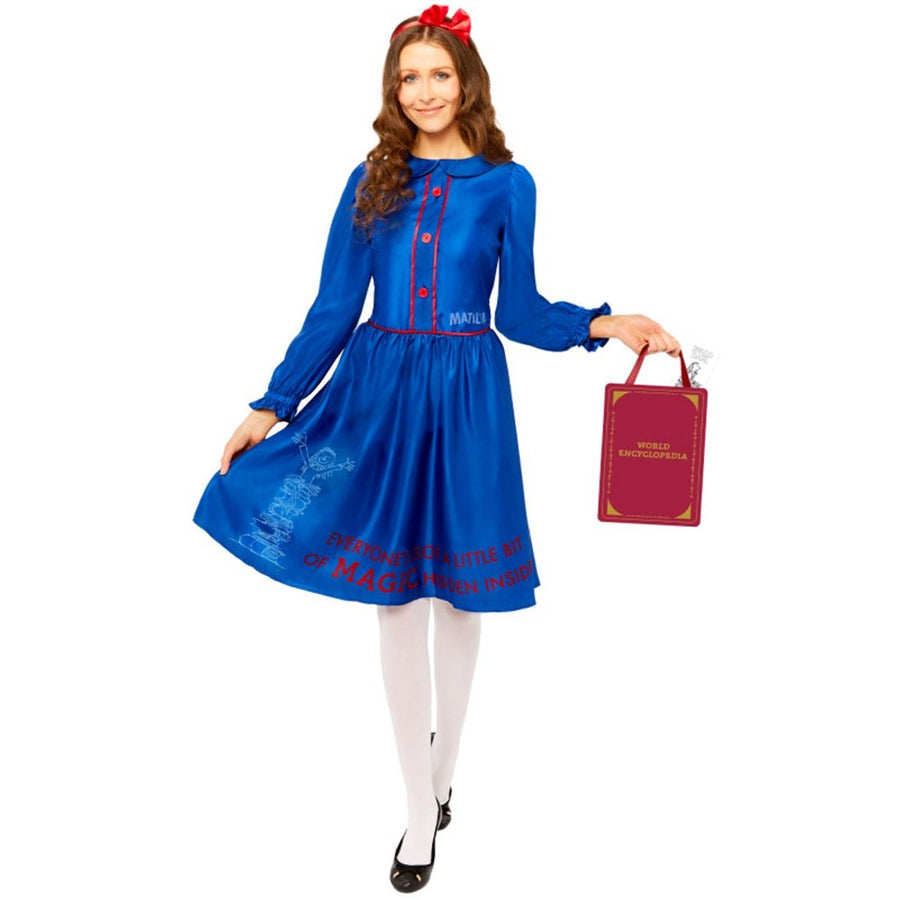 Matilda Roald Dahl womens costume for book character dress-up