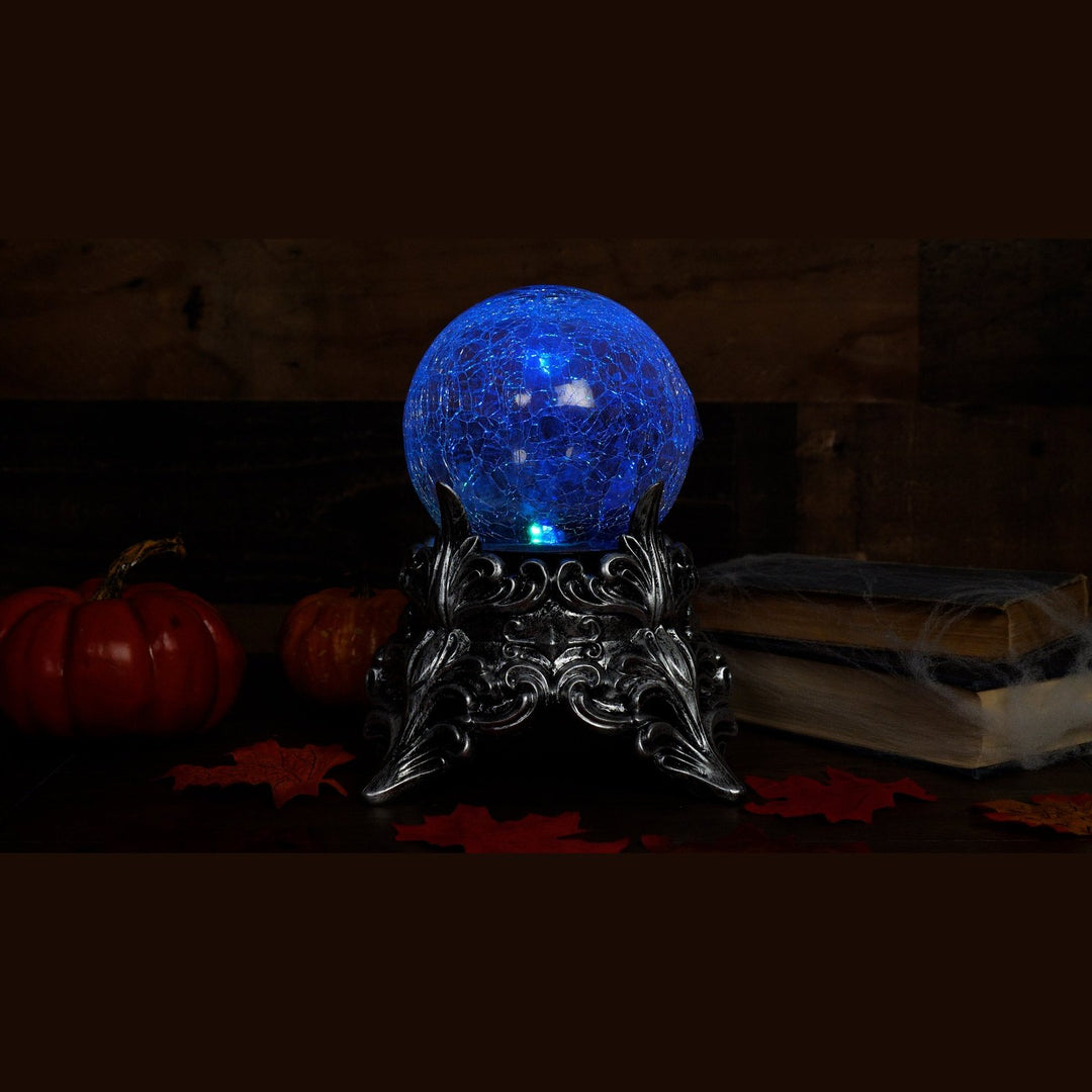  Glowing crystal ball with swirling colors and enchanting patterns for divination