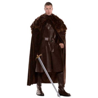 Renaissance Costume Cape, Brown Adult