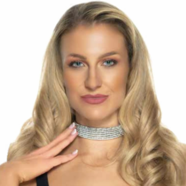 Rhinestone Costume Choker