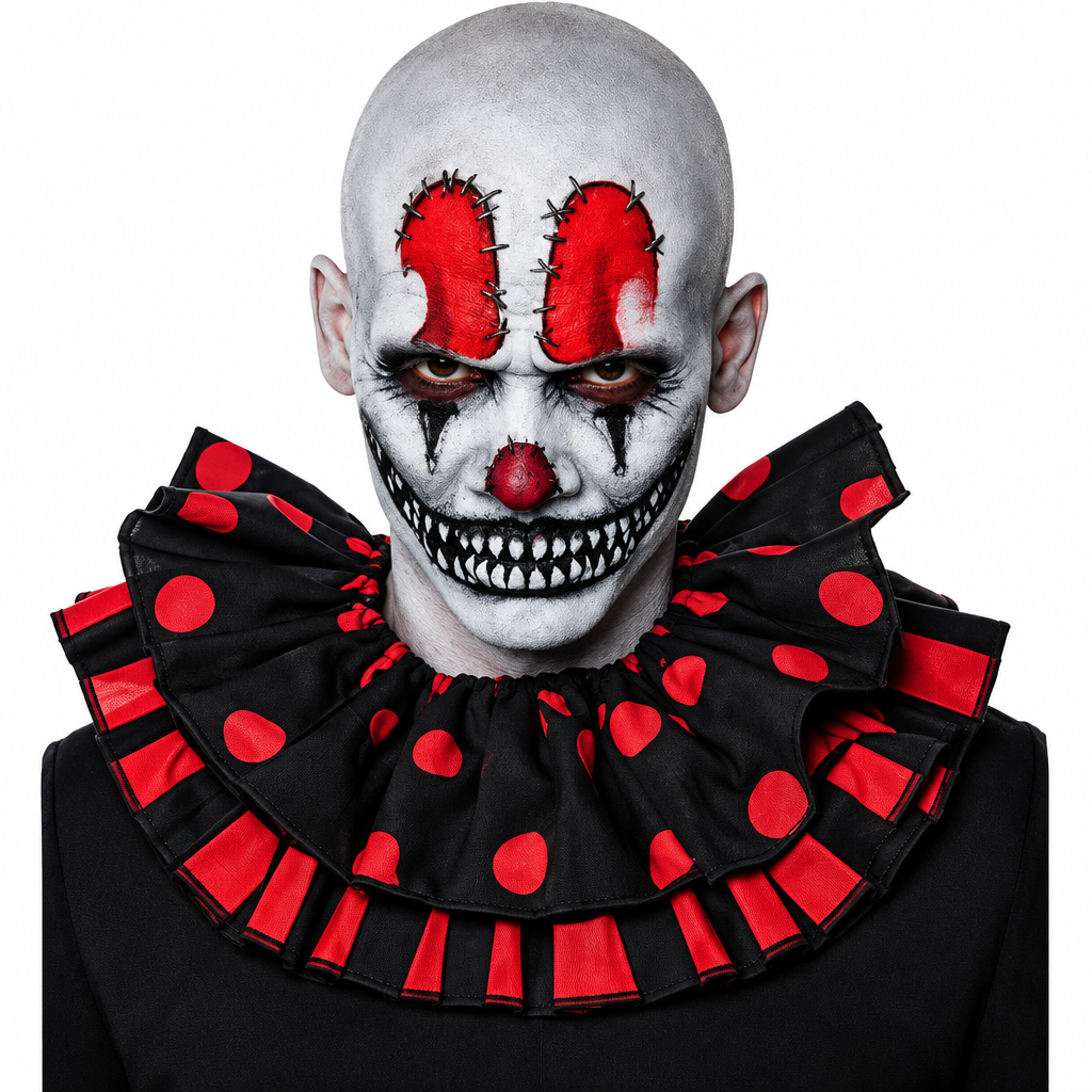 Clown Collar - Red and Black