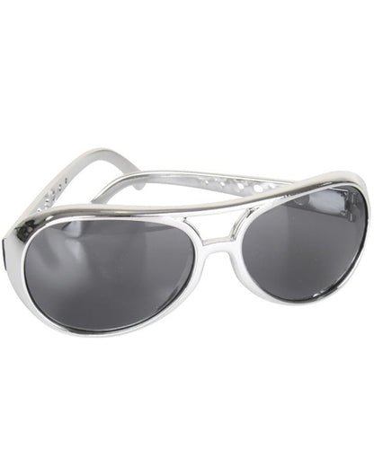 Elvis Rocker Silver Glasses