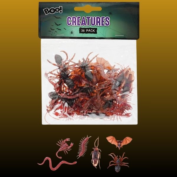 Creatures 36pk-Brown