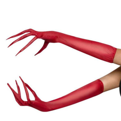 Spindly Gloves, Red