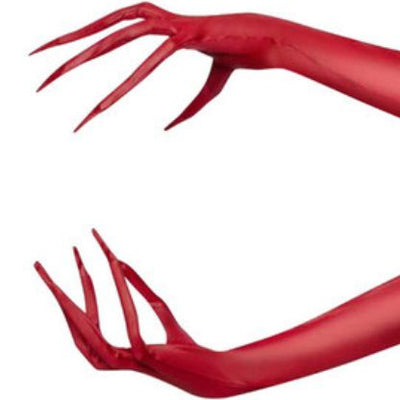 Spindly Gloves, Red