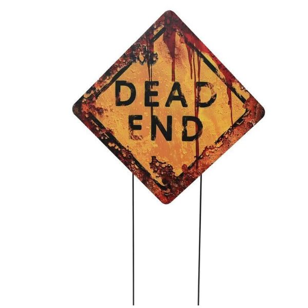 Halloween Spooky Road Signs Yard Sign 5Pce