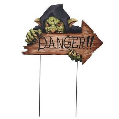 Danger Yard Signs 36.8cm Asst 5pce