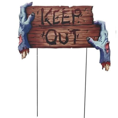 Danger Yard Signs 36.8cm Asst 5pce