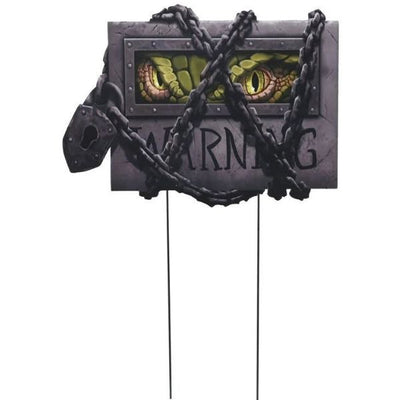 Danger Yard Signs 36.8cm Asst 5pce