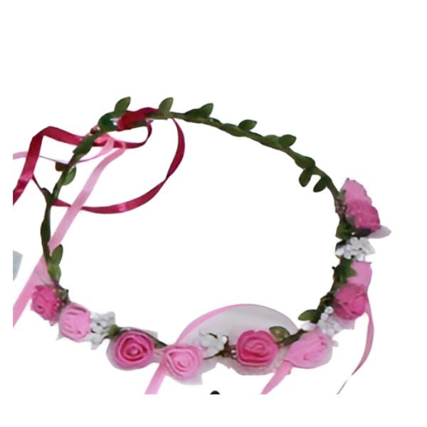 Flower Crown - Soft Pink and Pink