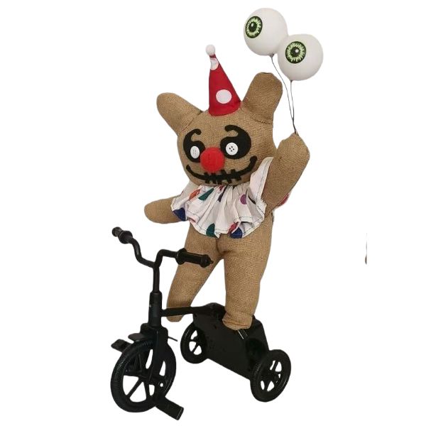 Animated Horror Riding Trike 35cm - Clown