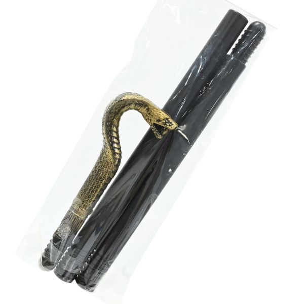 Animal Head Scepter Collapsible 3 Piece 77cm - Snake