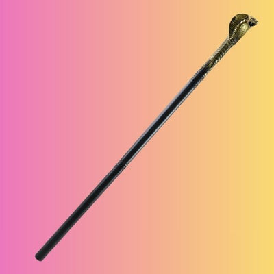 Animal Head Scepter Collapsible 3 Piece 77cm - Cobra