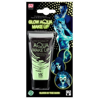 Glow In The Dark Aqua Makeup Tube - 30ml