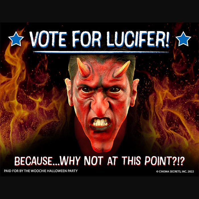 Vote for Lucifer Yard Sign