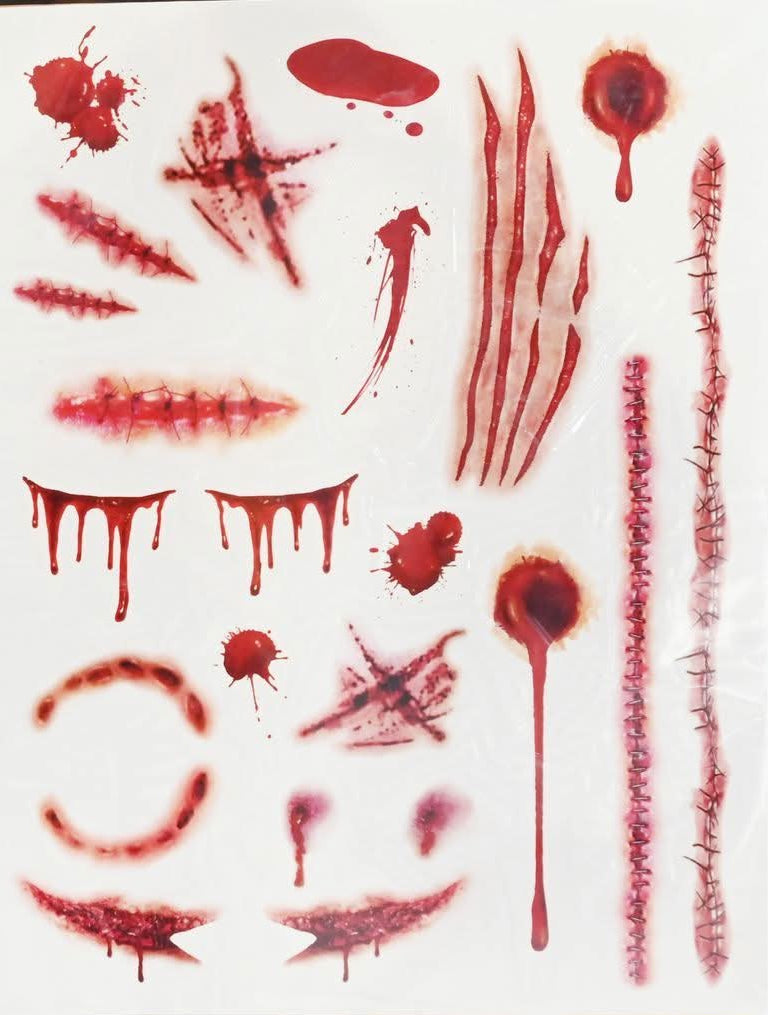 Bloody Wound Tattoos-BD