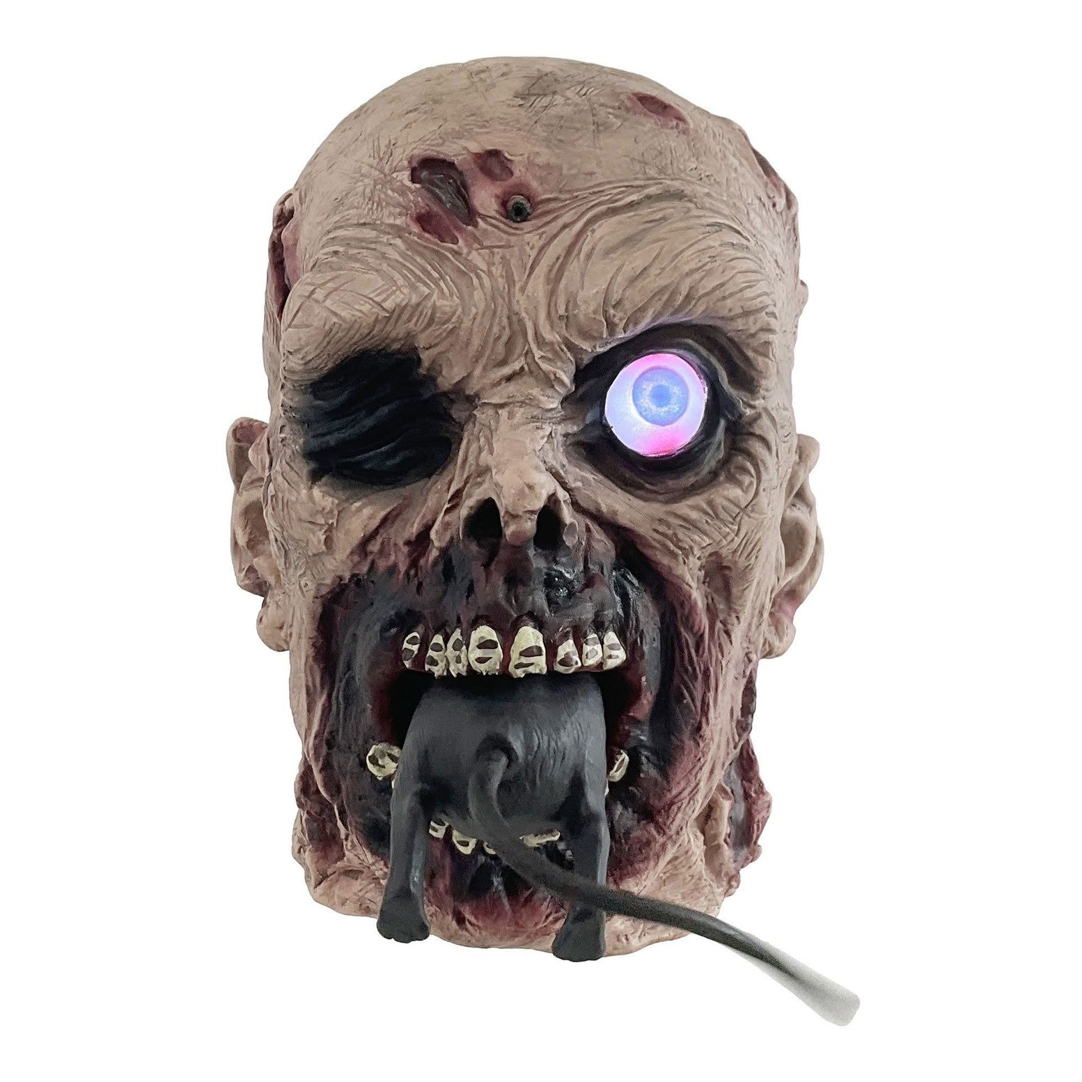 Zombie Head Eating Rat 22.5cm