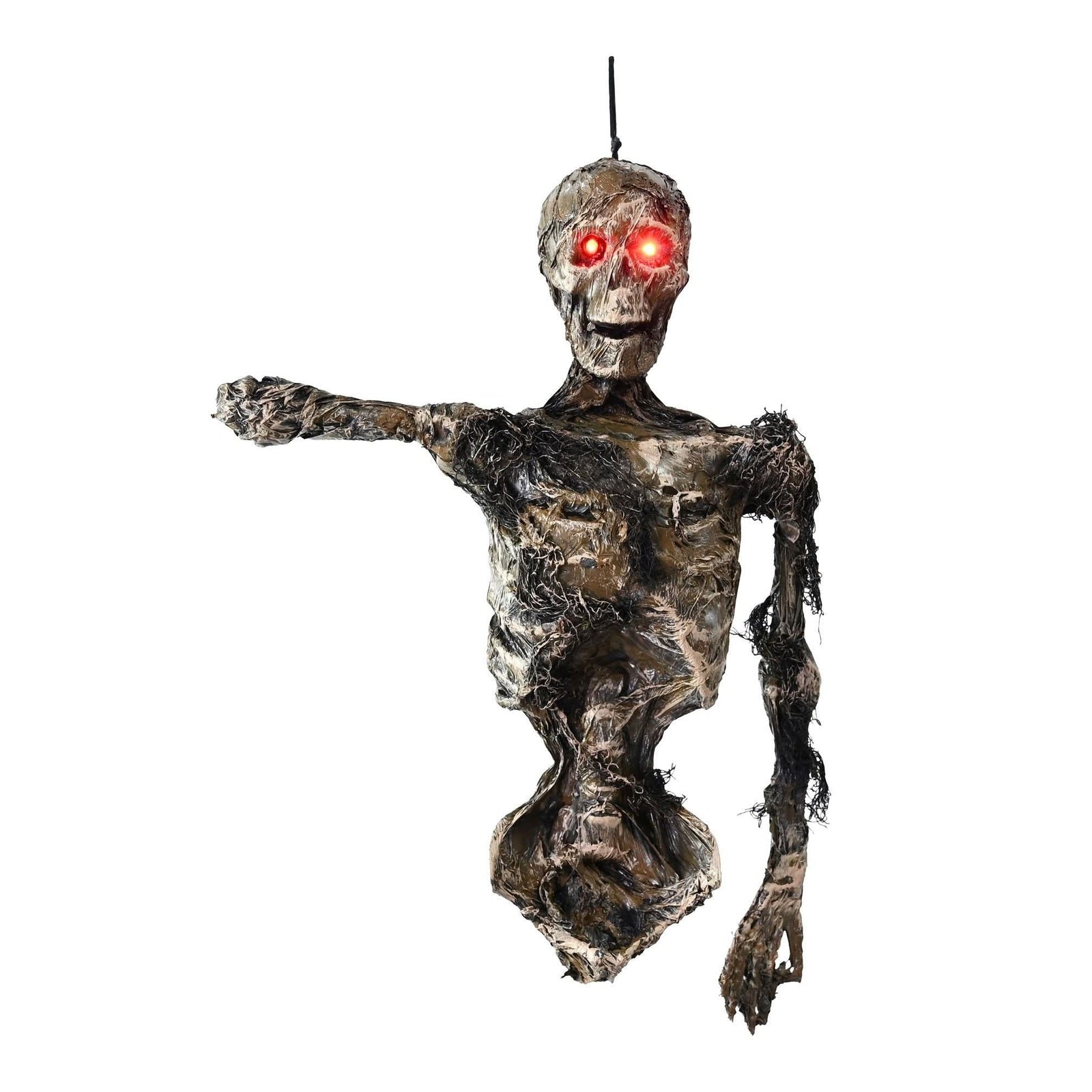 Hanging Animated Skeleton with Light Up Eyes
