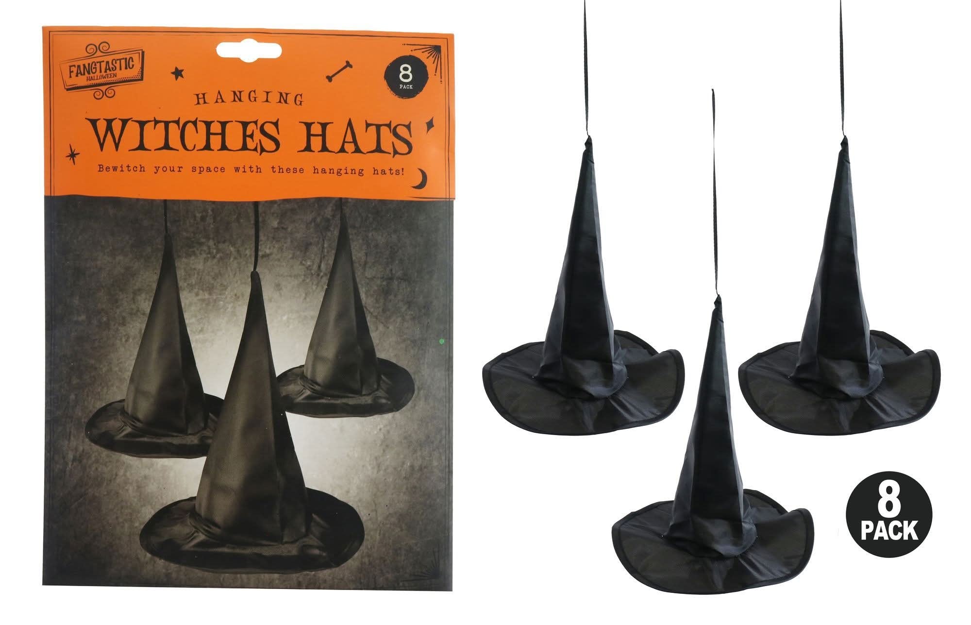 Hanging Witch Hat 8pk