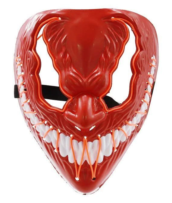 Purge Demon Light Up Mask - Red