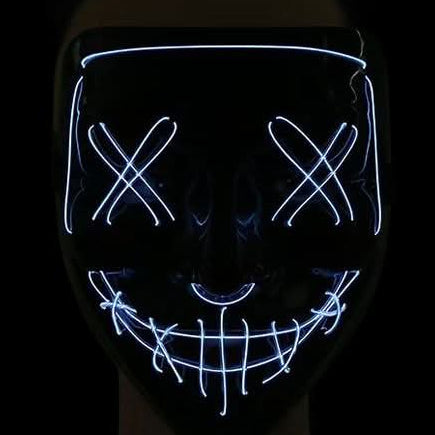 Stitched Mimer Light Up Mask, White